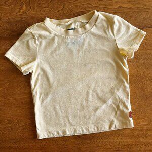 Levi's butter yellow tee 18m